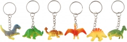 Klíčenka dinosaurus plast 7 cm – mix druhů