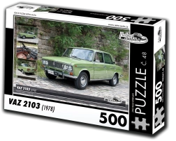 retro-auta puzzle vaz 2103 (1978) – 500 dílků