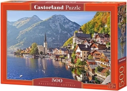 Puzzle 500 dílků Hallstatt, Rakousko