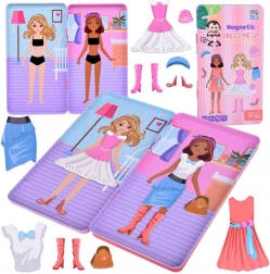 Magnetická oblékací sada pro děti – přenosná módní hra