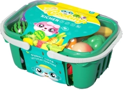 Košík s krájecím ovocem a zeleninou