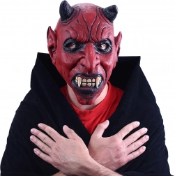 Děsivá čertovská latexová maska