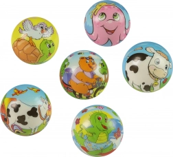 Pěnový skákací míček Zvířátka 6 cm