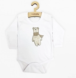 kojenecké body s dlouhým rukávem new baby polar bear 86