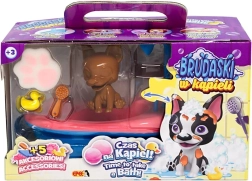 Zestaw Łazienka Brudaski w Kąpieli – interaktivní pejsek Boston do vany