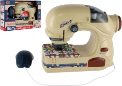 Dětský šicí stroj se světlem na baterie 20 cm