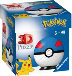 Ravensburger 3D puzzle Pokémon Great Ball – 54 dílků