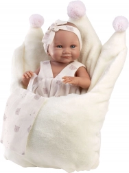 Llorens NEW BORN holčička realistická panenka s vinylovým tělem