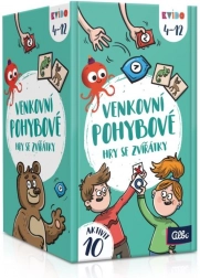 Kvído venkovní pohybové hry s barvami