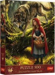 Puzzle Premium Plus 500 červená karkulka a vlk