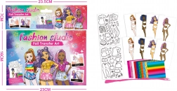 Návrhářské portfolio s modelkami a šablonami