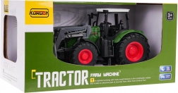 Zelený traktor s nakladačem 1:24