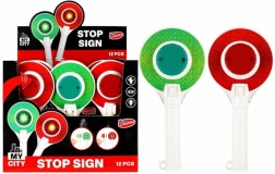 Policajní zastavovací terč se světlem