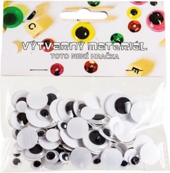 Oči s pohyblivou zorničkou pro tvoření