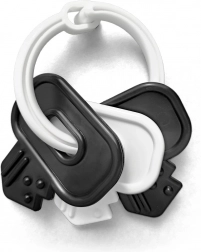 Černobílé chrastící klíče pro miminka