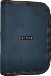 Školní penál UNICOLOR modrý, 1 patro, 2 chlopně