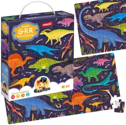 Puzzle CzuCzu Grr Dinosauři 60 dílků