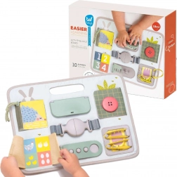 Aktivní přezková tabule TAF TOYS pro rozvoj jemné motoriky