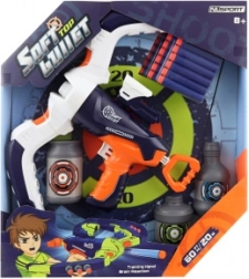 Kuše s pěnovými náboji a terči, dostřel 20 m