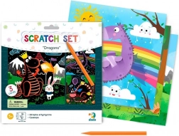 dodo škrabací obrázky draci 20 × 20 cm