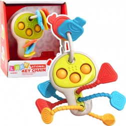 Sensorické klíče pro miminko s pohyblivými prvky