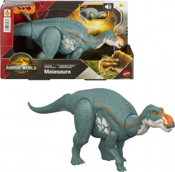 Figurka dinosaura Maiasaura JURASSIC WORLD Rebirth Wild Roar se zvukem 31,5 cm