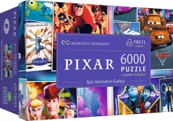 TREFL Puzzle Epická galerie Disney Pixar 6000 dílků
