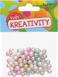 Barevné perlové korálky 20 g