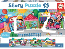 Story puzzle doprava ve městě 26 dílků EDUCA