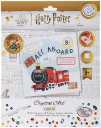 Crystal Art pohlednice – Bravický expres 18 × 18 cm