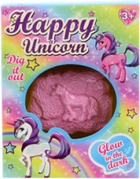 Vykopávací sada jednorožec svítící ve tmě