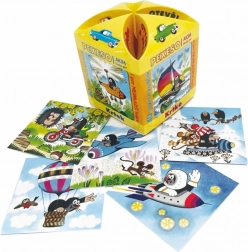 Pexeso v ozdobné maxi krabičce – Otevři a hraj: KRTEK