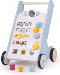 Dřevěné aktivní chodítko Bigjigs Baby Lesní zvířátka