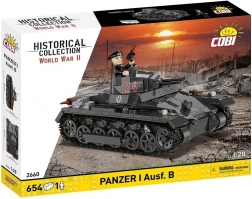 Stavebnice tanku Panzer I Ausf. B 1:28 – 654 dílků