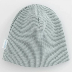 kojenecká bavlněná čepička new baby luxury clothing šedá 92/98