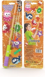 Dřevěná hra rybaření – Oranžová