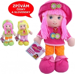 Textilní panenka 38 cm