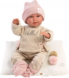 Plačící miminko Mimi s polštářkem 42 cm