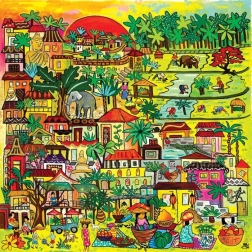 Puzzle život v Asii 1023 dílků MAGNOLIA