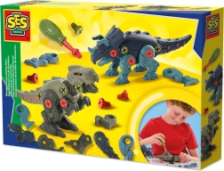 Stavebnice dinosauři – sestav si T‑rexe a Triceratopse