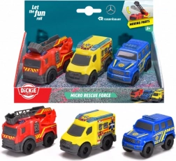 Záchranné vozidlo SOS Micro – mix 3 druhů