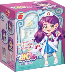 QMAN UNA Series šatní skříň – doktorka stavebnice pro děti