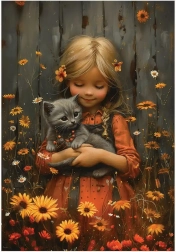 Puzzle Roztomilá dívka XL 260 dílků Anatolian