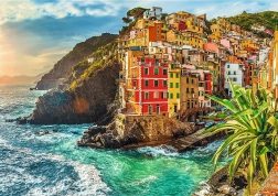 Puzzle TREFL premium plus photo odyssey: Riomaggiore, Itálie – 1000 dílků