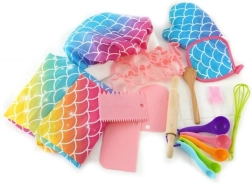 Plejo dětská sada na pečení s duhovým motivem