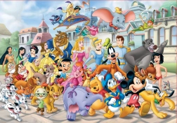 Puzzle Disney průvod postaviček 200 dílků Educa