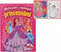 Omalovánky s krásnými princeznami se samolepkami