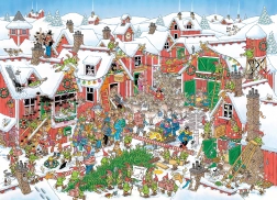 JUMBO Puzzle Santova Vesnička 5000 Dílů