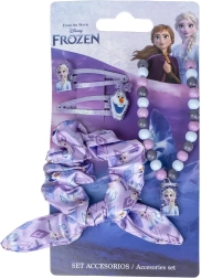 Dětská sada doplňků Disney Frozen – sponky, gumička a náhrdelník