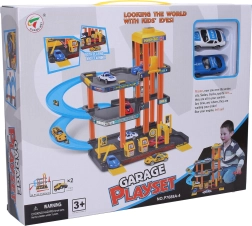 Plastová garáž s výtahem a 2 auty